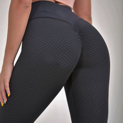 Plaid Leggings Fitness Yoga Pants Women'S Seamless High Waist Breathable Gym Leggings