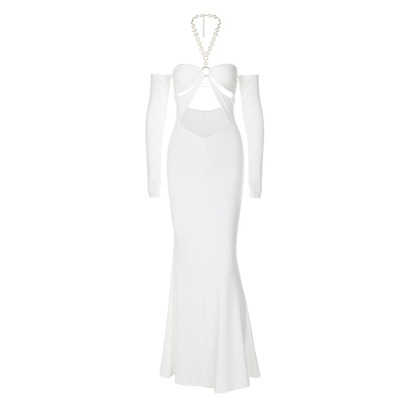 New Off-shoulder Hollow Sexy Dress Women